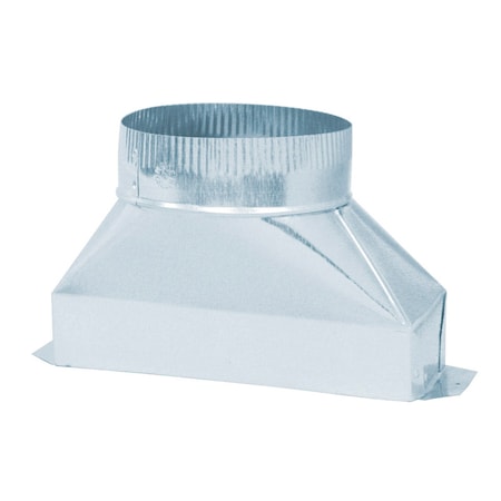 Deflecto Deflect-O 5 in. D X 10 in. L Galvanized Steel Duct DGT 35